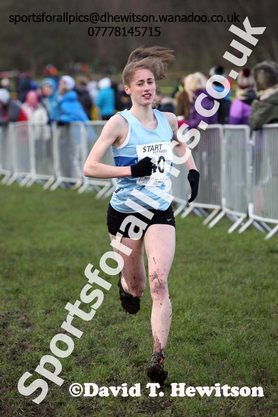 Womens under-20 Northern Cross Country Champs., Witton Park, Blackburn. Photo: David T. Hewitson/Sports for All Pics